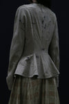 Mutedance 24 Autumn and Winter Wool Silk V-neck Dress MD-MD24FW73-colorant-match